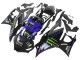Lojas Carenagens Moto Yamaha YZF R3/R25 2022-2024 - Azul Verde Preto Monstro Yamalube ENEOS