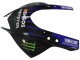 Lojas Carenagens Moto Yamaha YZF R3/R25 2022-2024 - Azul Verde Preto Monstro Yamalube ENEOS