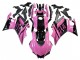 Lojas Carenagens Moto Yamaha YZF R3/R25 2022-2024 - Rosa Preto Brilhante Monstro