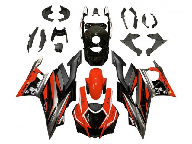 Lojas Carenagens Moto Yamaha YZF R3/R25 2022-2024 - Vermelho Cinzento Preto ENEOS