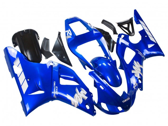 Lojas Carenagens Moto Yamaha YZF 1000 R1 1998-1999 - Azul Branco