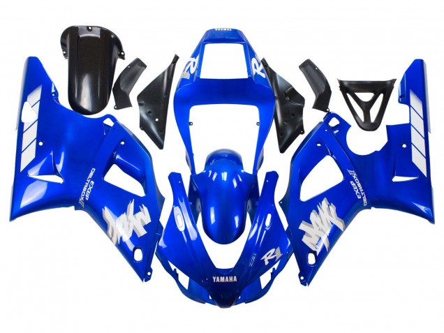 Lojas Carenagens Moto Yamaha YZF 1000 R1 1998-1999 - Azul Branco