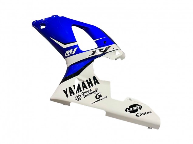 Lojas Carenagens Moto Yamaha YZF 1000 R1 1998-1999 - Branco Azul Preto
