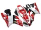 Lojas Carenagens Moto Yamaha YZF 1000 R1 1998-1999 - Vermelho Branco Preto Amarelo Monstro Milwaukee MAXXIS 11