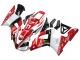 Lojas Carenagens Moto Yamaha YZF 1000 R1 1998-1999 - Vermelho Branco Preto Amarelo Monstro Milwaukee MAXXIS 11