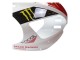 Lojas Carenagens Moto Yamaha YZF 1000 R1 1998-1999 - Vermelho Branco Preto Amarelo Monstro Milwaukee MAXXIS 11