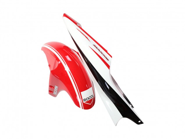 Lojas Carenagens Moto Yamaha YZF 1000 R1 1998-1999 - Vermelho Branco Preto Amarelo Monstro Milwaukee MAXXIS 11