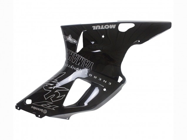 Lojas Carenagens Moto Yamaha YZF 1000 R1 2000-2001 - Preto Brilhante Branco Monstro Motul