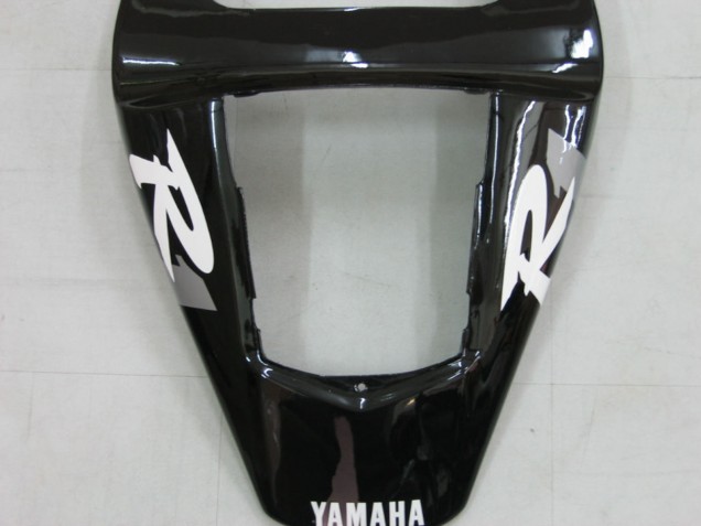 Lojas Carenagens Moto Yamaha YZF 1000 R1 2000-2001 - Preto Brilhante Branco Decal