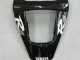 Lojas Carenagens Moto Yamaha YZF 1000 R1 2000-2001 - Preto Brilhante Branco Decal