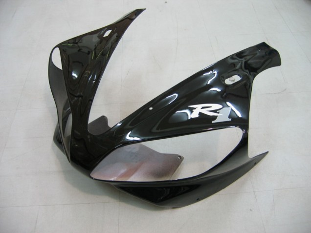 Lojas Carenagens Moto Yamaha YZF 1000 R1 2000-2001 - Preto Brilhante Branco Decal