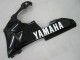 Lojas Carenagens Moto Yamaha YZF 1000 R1 2000-2001 - Preto Brilhante Branco Decal
