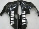 Lojas Carenagens Moto Yamaha YZF 1000 R1 2000-2001 - Preto Brilhante Branco Decal