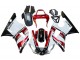 Lojas Carenagem Moto Yamaha YZF 1000 R1 2000-2001 - Vermelho Branco Preto Brilhante