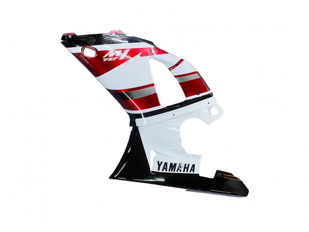 Lojas Carenagem Moto Yamaha YZF 1000 R1 2000-2001 - Vermelho Branco Preto Brilhante