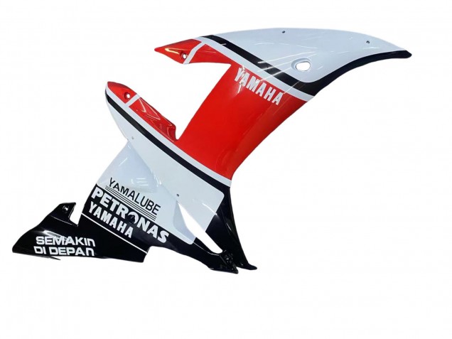 Lojas Carenagens Moto Yamaha YZF 1000 R1 2002-2003 - Branco Vermelho Preto Petronas