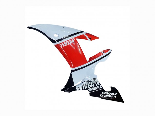 Lojas Carenagens Moto Yamaha YZF 1000 R1 2002-2003 - Branco Vermelho Preto Petronas