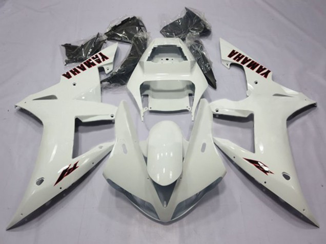Lojas Carenagens Moto Yamaha YZF 1000 R1 2002-2003 - Branco Pérola Preto