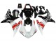 Lojas Carenagens Moto Yamaha YZF 1000 R1 2002-2003 - Branco Vermelho Preto Castrol