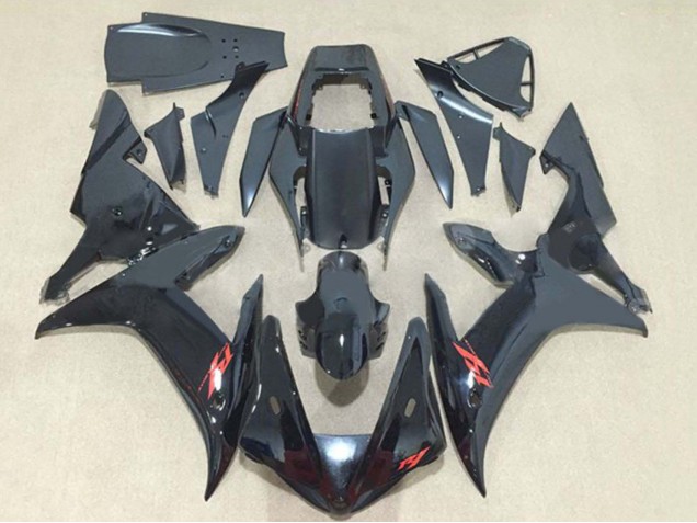 Lojas Carenagens Moto Yamaha YZF 1000 R1 2002-2003 - Preto Brilhante Vermelho