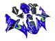 Lojas Carenagens Moto Yamaha YZF 1000 R1 2002-2003 - Azul Preto Verde MoviStar ENEOS Monstro