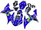 Lojas Carenagens Moto Yamaha YZF 1000 R1 2002-2003 - Azul Preto Verde MoviStar ENEOS Monstro
