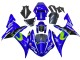 Lojas Carenagens Moto Yamaha YZF 1000 R1 2002-2003 - Azul Preto Verde MoviStar ENEOS Monstro