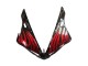 Lojas Carenagens Moto Yamaha YZF 1000 R1 2004-2006 - Preto Brilhante Vermelho Chama