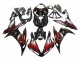 Lojas Carenagens Moto Yamaha YZF 1000 R1 2004-2006 - Preto Brilhante Vermelho Chama