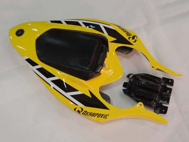 Lojas Carenagens Moto Yamaha YZF 1000 R1 2004-2006 - Amarelo Branco Preto Brilhante