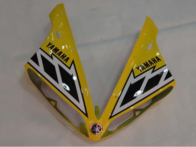 Lojas Carenagens Moto Yamaha YZF 1000 R1 2004-2006 - Amarelo Branco Preto Brilhante