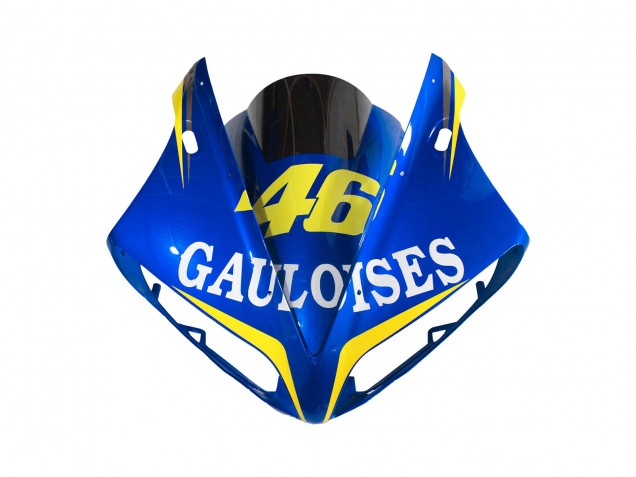 Lojas Carenagens Moto Yamaha YZF 1000 R1 2004-2006 - Azul Branco Amarelo Motul Gauloises 46