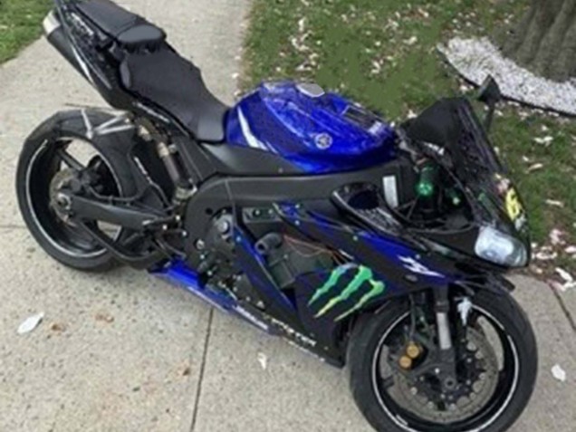 Lojas Carenagens Moto Yamaha YZF 1000 R1 2004-2006 - Azul Preto Amarelo Verde Monstro Yamalube ENEOS 69
