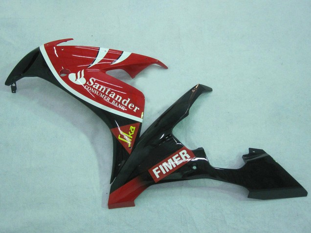 Lojas Carenagens Moto Yamaha YZF 1000 R1 2004-2006 - Vermelho Branco Preto Verde Volvo Jika Fimer Santander