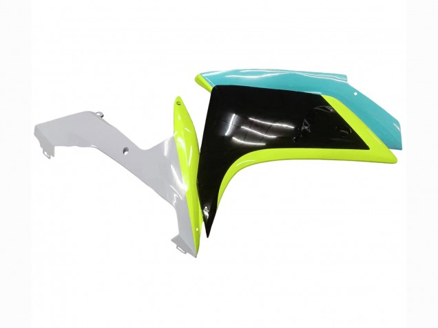 Lojas Carenagens Moto Yamaha YZF 1000 R1 2007-2008 - Azul Claro Verde Limão Preto