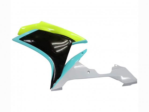 Lojas Carenagens Moto Yamaha YZF 1000 R1 2007-2008 - Azul Claro Verde Limão Preto