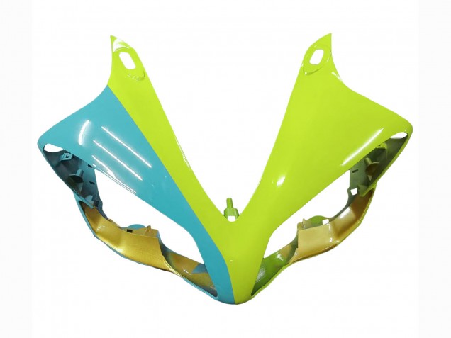 Lojas Carenagens Moto Yamaha YZF 1000 R1 2007-2008 - Azul Claro Verde Limão Preto
