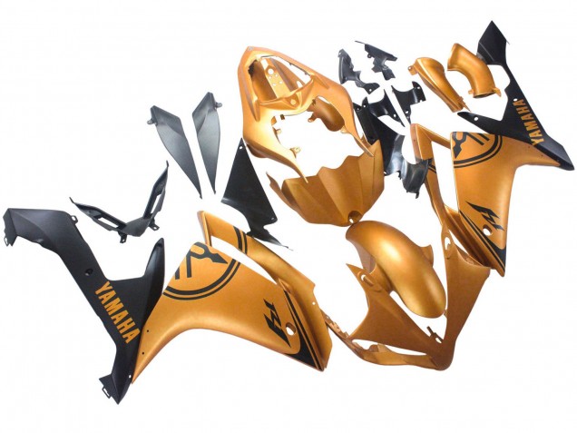 Lojas Carenagens Moto Yamaha YZF 1000 R1 2007-2008 - Ouro Preto
