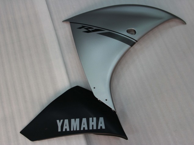 Lojas Carenagem Moto Yamaha YZF 1000 R1 2009-2011 - Prata Preto