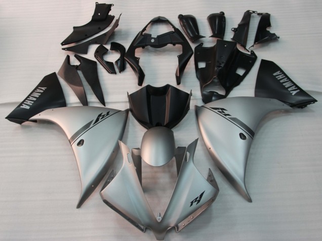 Lojas Carenagem Moto Yamaha YZF 1000 R1 2009-2011 - Prata Preto