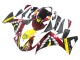 Lojas Carenagens Moto Yamaha YZF 1000 R1 2009-2011 - Vermelho Amarelo Preto Tubarão 46