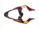Lojas Carenagens Moto Yamaha YZF 1000 R1 2009-2011 - Vermelho Amarelo Preto Tubarão 46