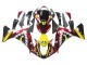 Lojas Carenagens Moto Yamaha YZF 1000 R1 2009-2011 - Vermelho Amarelo Preto Tubarão 46