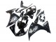 Lojas Carenagens Moto Yamaha YZF 1000 R1 2009-2011 - Preto Brilhante Branco Decal