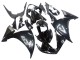 Lojas Carenagens Moto Yamaha YZF 1000 R1 2009-2011 - Preto Brilhante Branco Decal