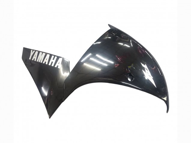 Lojas Carenagens Moto Yamaha YZF 1000 R1 2009-2011 - Preto Brilhante Branco Decal