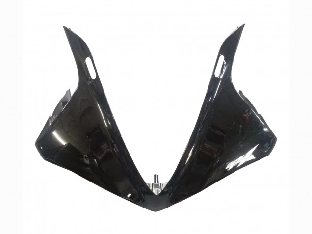 Lojas Carenagens Moto Yamaha YZF 1000 R1 2009-2011 - Preto Brilhante Branco Decal