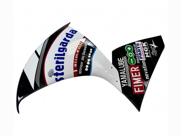 Lojas Carenagens Moto Yamaha YZF 1000 R1 2009-2011 - Preto Brilhante Branco Vermelho Volvo Fimer Yamalube 87