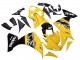 Lojas Kits Carenagem Moto Yamaha YZF 1000 R1 2009-2011 - Amarelo Branco Preto Listra