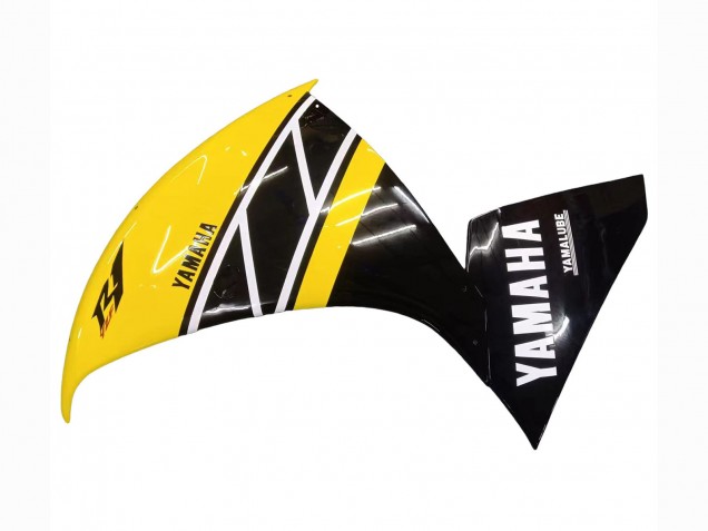 Lojas Kits Carenagem Moto Yamaha YZF 1000 R1 2009-2011 - Amarelo Branco Preto Listra